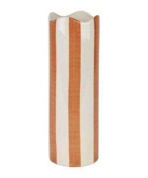 Vase Cylindre Artist Terre D7,5 x H23,5 cm Grès, Yliades