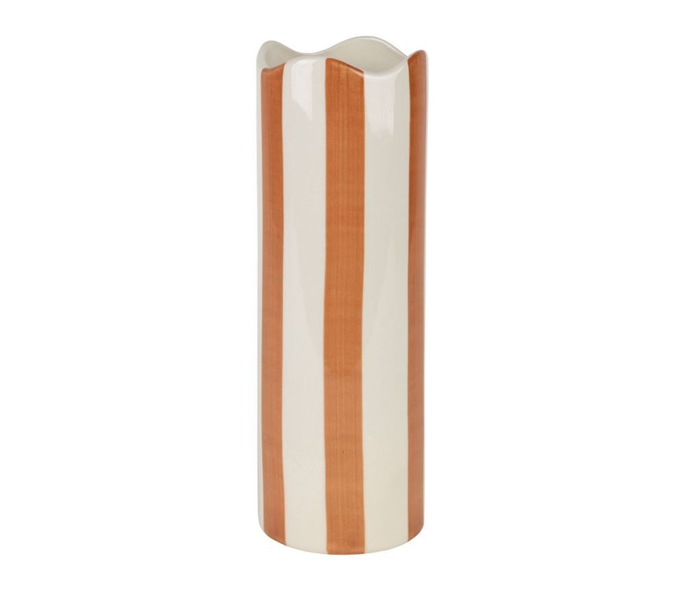 Vase Cylindre Artist Terre D7,5 x H23,5 cm Grès, Yliades