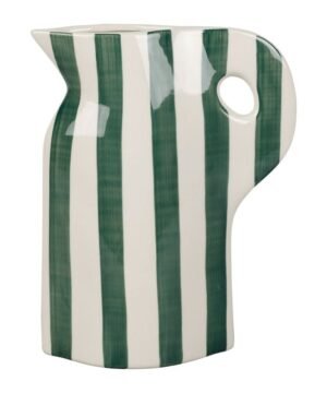 Vase Pichet Artist Kaki 19 x 4,5 x H24 cm Grès, Yliades