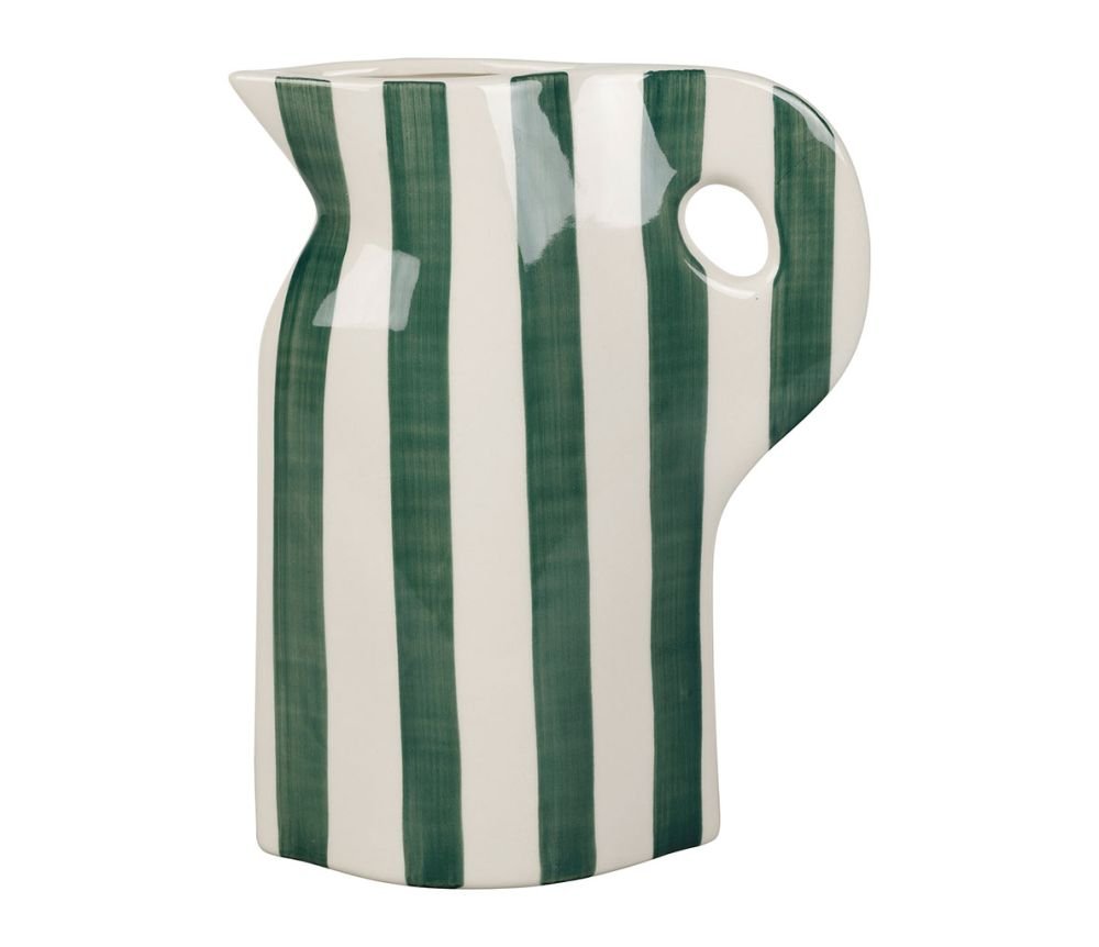 Vase Pichet Artist Kaki 19 x 4,5 x H24 cm Grès, Yliades