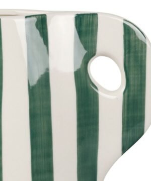 Alternative view of Vase Pichet Artist Kaki 19 x 4,5 x H24 cm Grès, Yliades