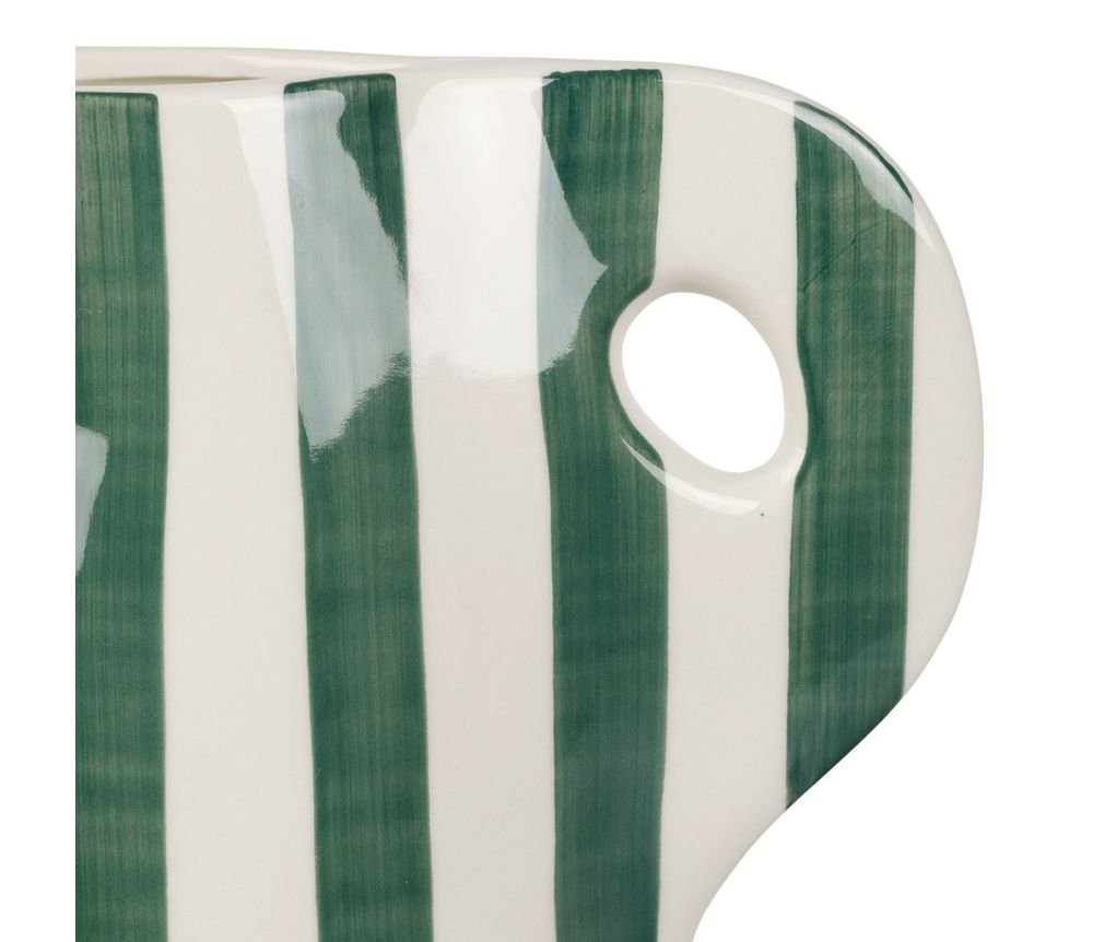 Vase Pichet Artist Kaki 19 x 4,5 x H24 cm Grès, Yliades – Image 2
