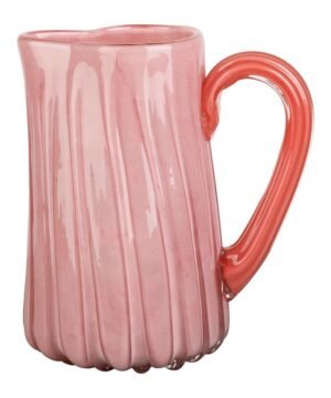 Vase Pichet Sablon Rose 18,5 x 13,5 x H20 cm, Yliades